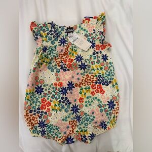 Tea Collection Floral Romper 12-18mo